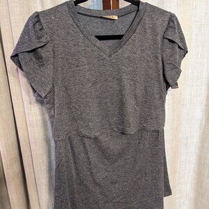 Maternity and Nursing T-shirt Bundle (4 Shirts), Sz M